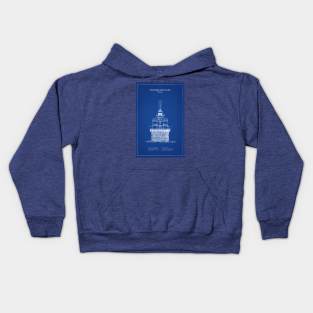 Fourteen Foot Bank Lighthouse - Delaware - AD Kids Hoodie